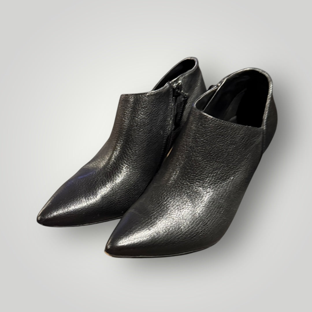 Black Leather Booties Cole Haan Size 6.5